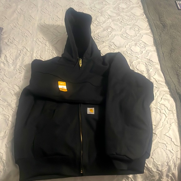Carhartt black loose cargo jackets